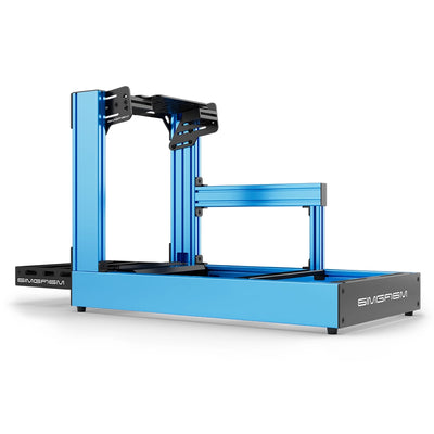 Aluminum Sim Racing Cockpit Sport Blue | SIMGASM