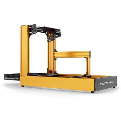 Aluminum Sim Racing Cockpit Sport Orange | SIMGASM