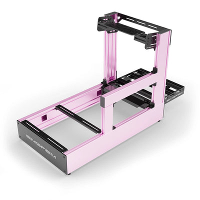 Aluminum Sim Racing Cockpit Pro Pink | SIMGASM