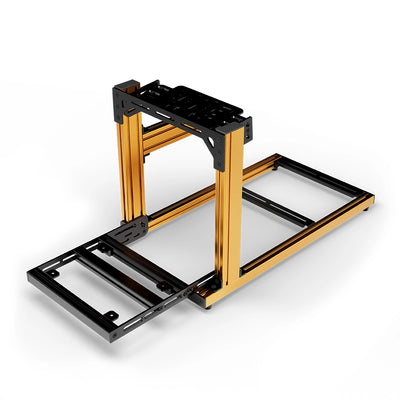 Aluminum Sim Racing Cockpit Hobby Orange | SIMGASM