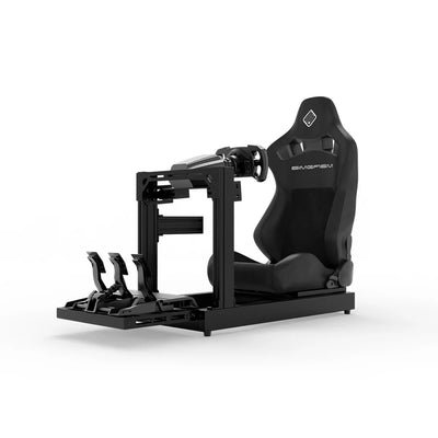 SIMGASM | Club Aluminum Sim Racing Cockpit - Black