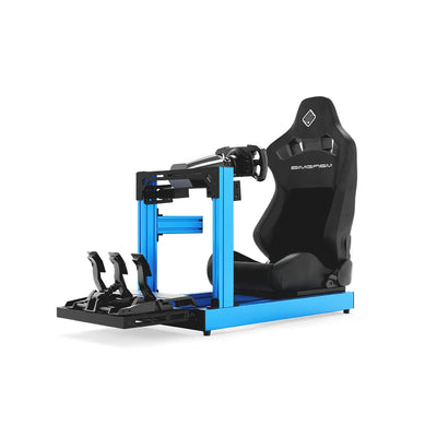 SIMGASM | Club Aluminum Sim Racing Cockpit - Blue