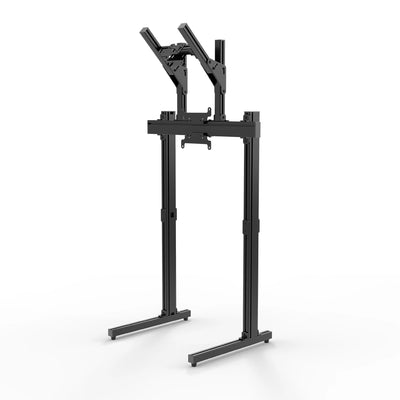 Free standing double monitor stand vesa 75/200 Apex - Black | SIMGASM