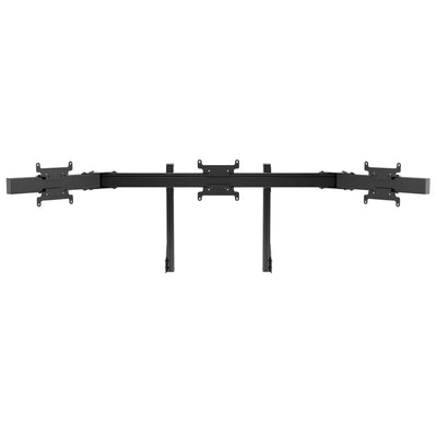 SIMGASM | Apex Integrated triple monitor stand Vesa 75/200 - Black