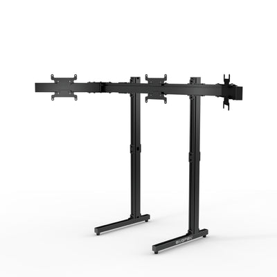 SIMGASM | Support autoportant pour trois écrans Apex VESA 75/200- Noir