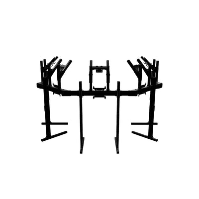 Free standing ten monitor stand with extra support legs vesa 75/200 Apex | SIMGASM