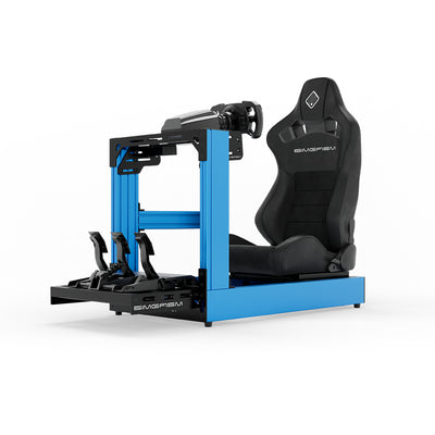 SIMGASM | Sport cockpit sim racing in alluminio - Blu