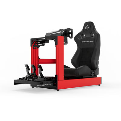 SIMGASM | Sport cockpit sim racing in alluminio - Rosso