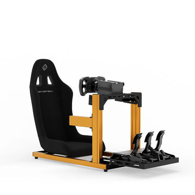 SIMGASM | Postazione sim racing Hobby in alluminio - Arancione
