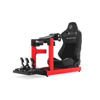 SIMGASM | Postazione sim racing Club in alluminio - Rossa
