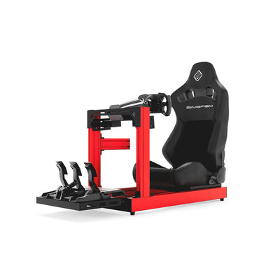 SIMGASM | Club Aluminum Sim Racing Cockpit - Red