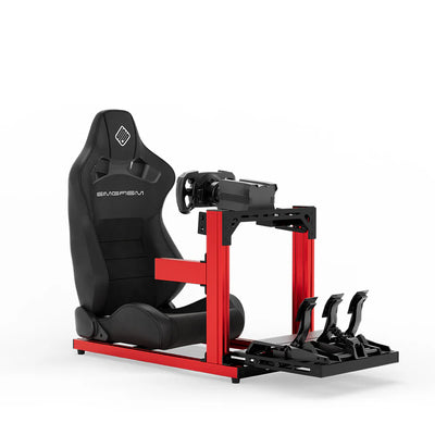 SIMGASM | Hobby Aluminum Sim Racing Cockpit - Red