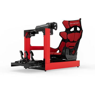 SIMGASM | Sport Aluminum Sim Racing Cockpit - Red