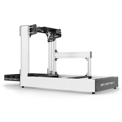 SIMGASM | Cockpit sim racing Sport en aluminium - Blanc