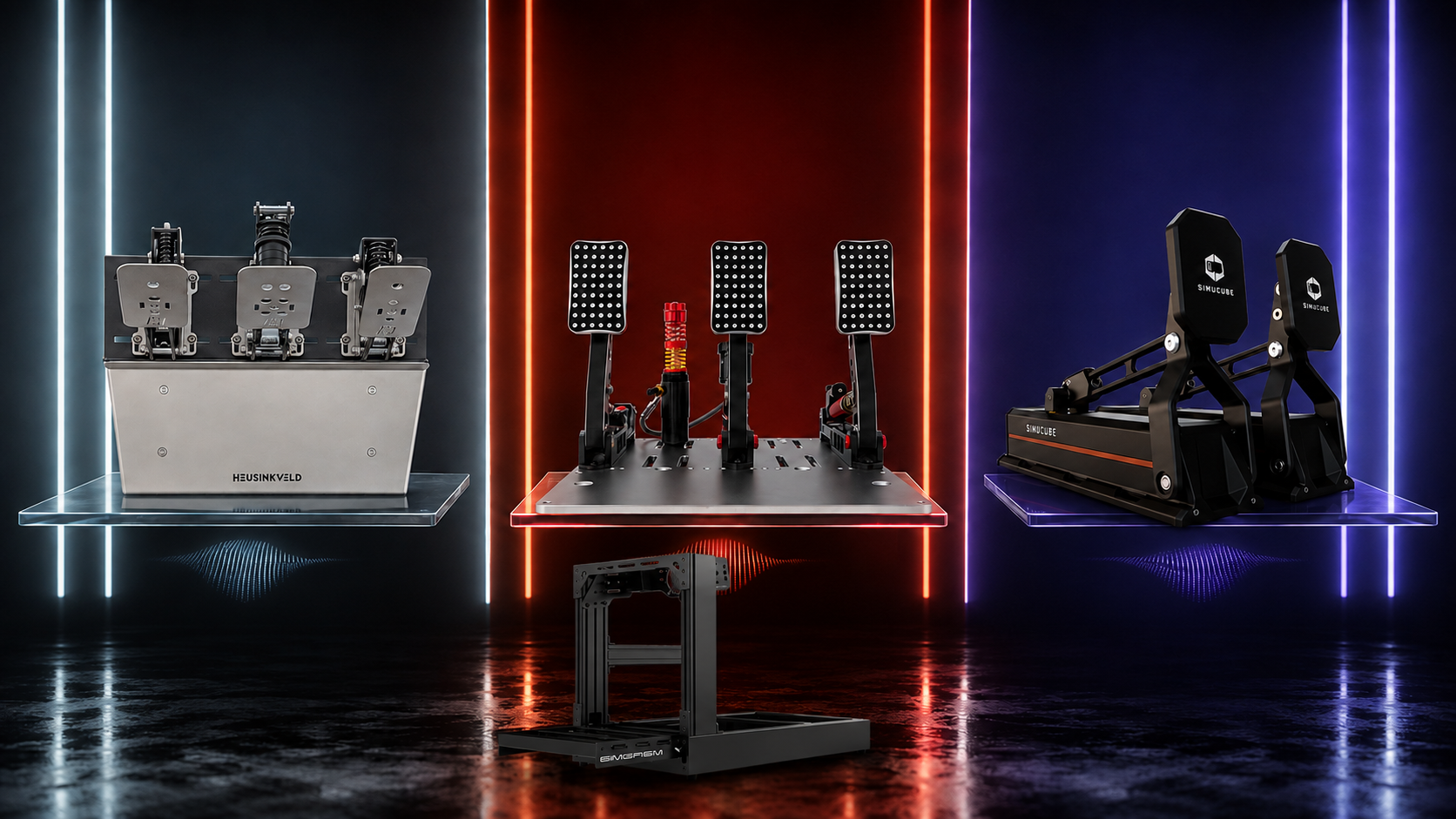 Sim racing pedals compared: load cell, hydraulic and active pedals