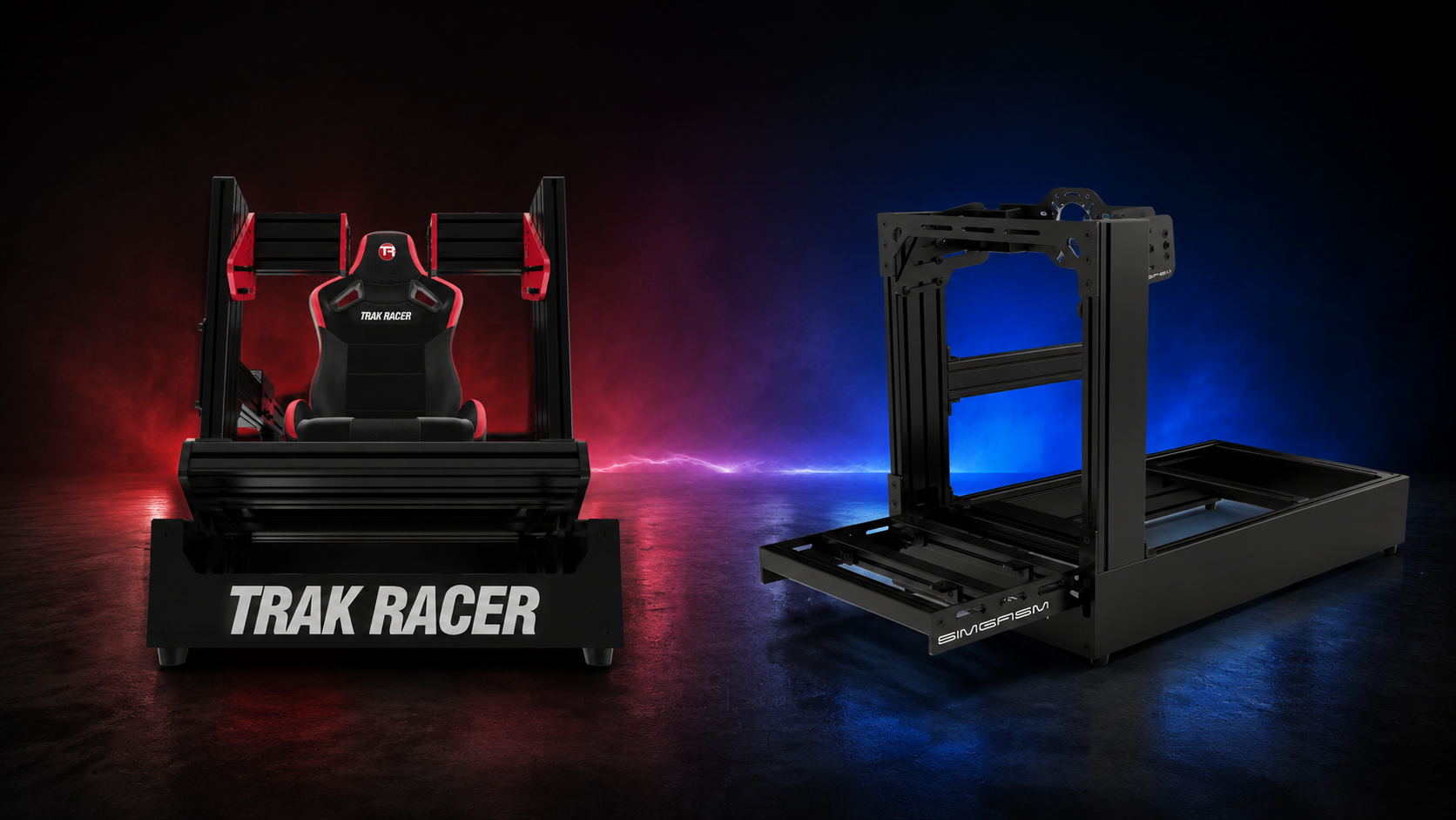 Trak Racer TR160 and SIMGASM Pro C160 high torque cockpit comparison