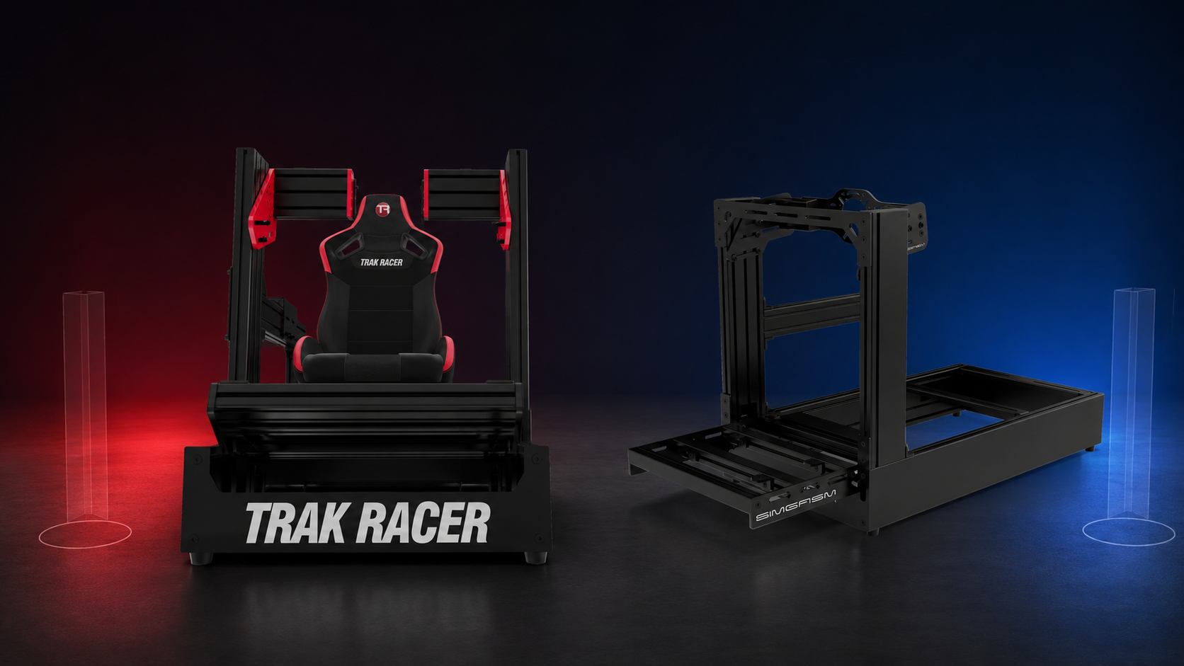 Trak Racer TR160 and SIMGASM Pro cockpit prepared for motion planning