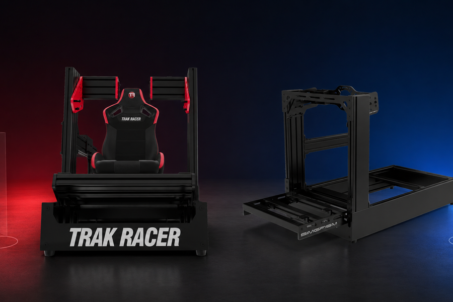 Trak Racer TR160 and SIMGASM Pro cockpit prepared for motion planning
