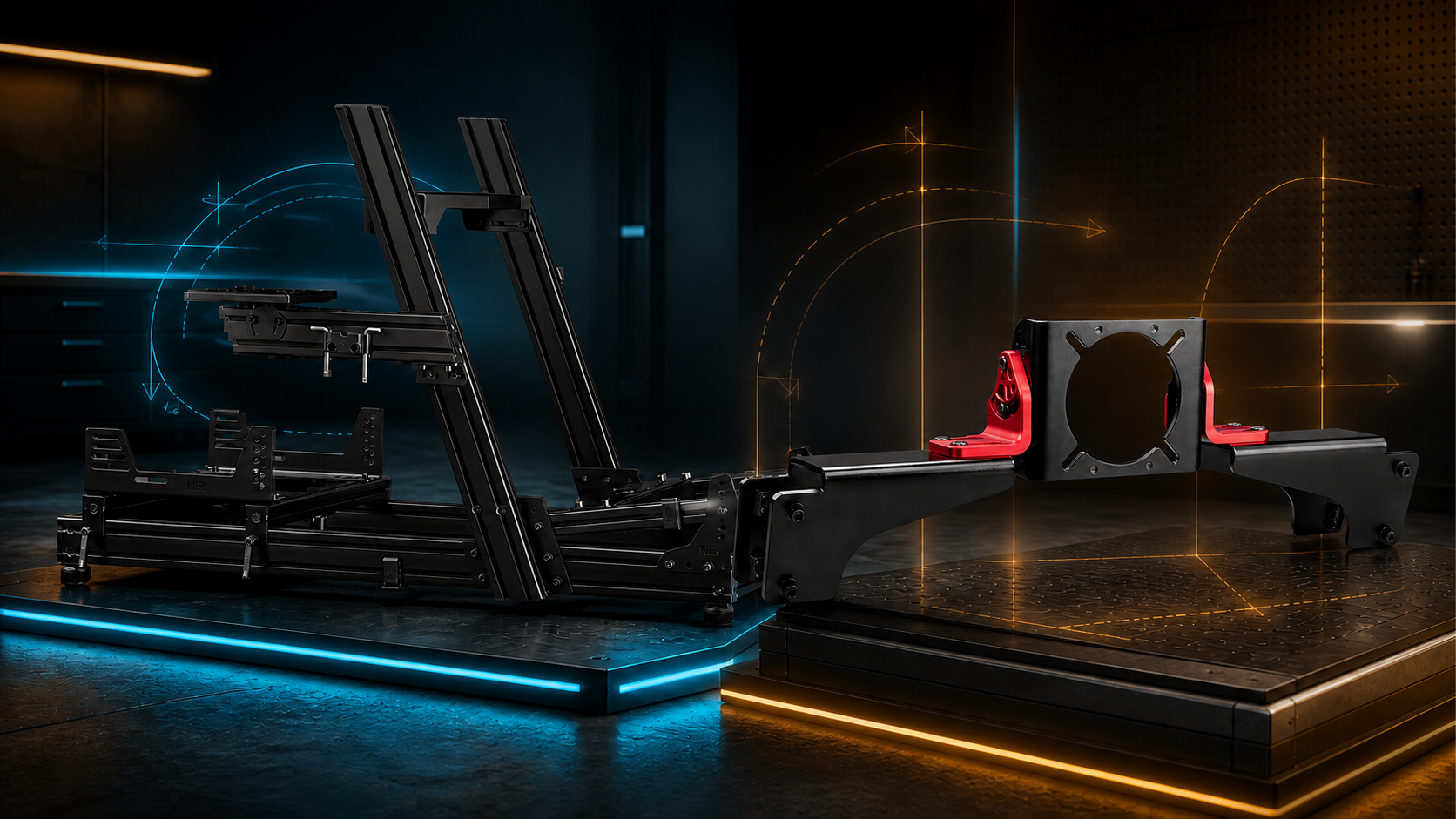 Wheel plate compared with front and side direct drive mounting systems