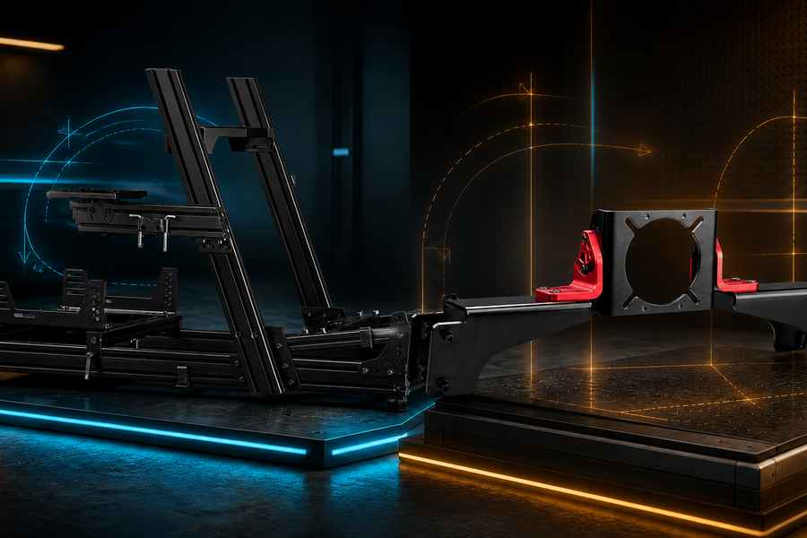 Wheel plate compared with front and side direct drive mounting systems