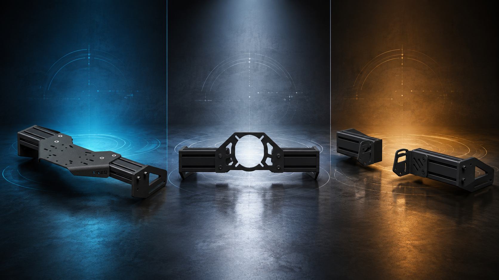 TREQ standard wheel deck, front mount and side mount options