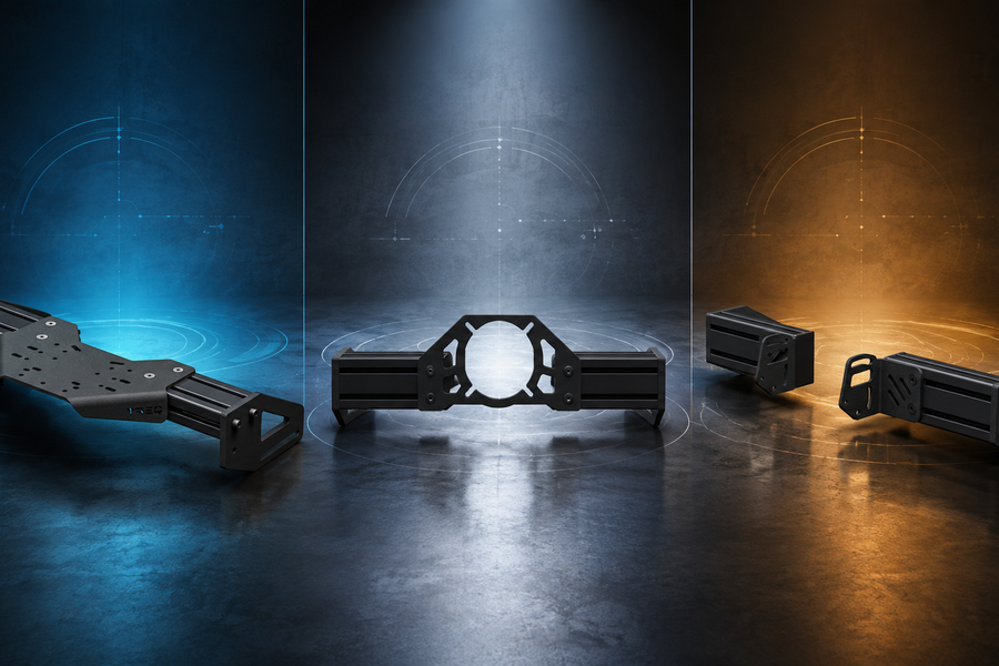 TREQ standard wheel deck, front mount and side mount options