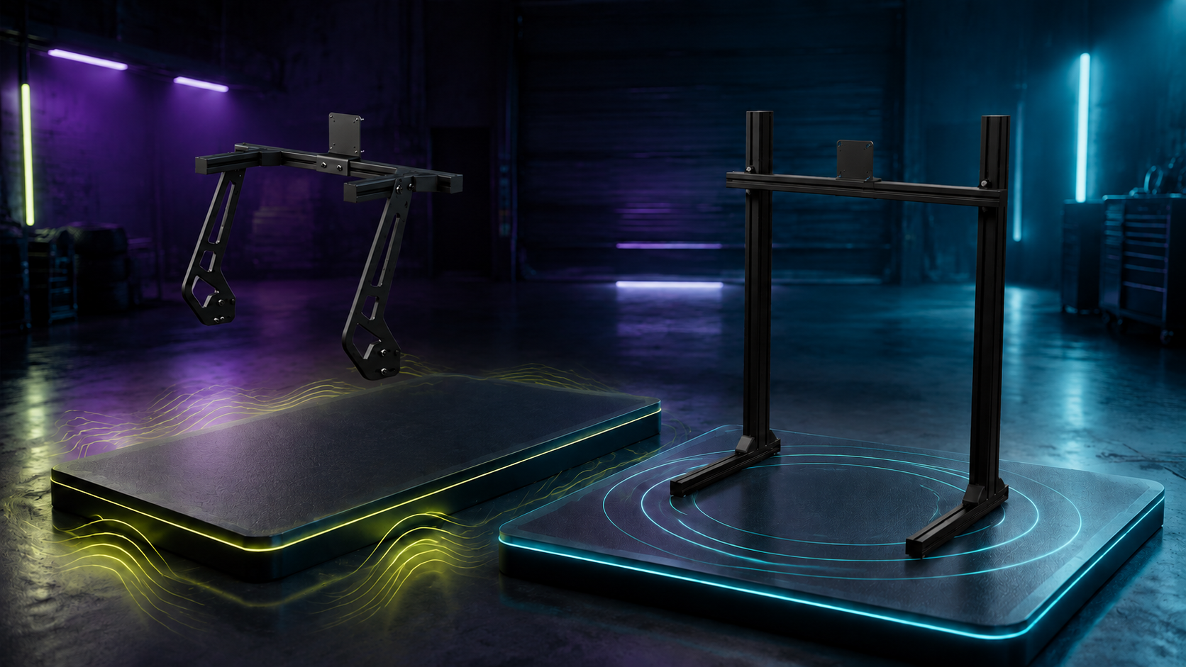 TREQ integrated and freestanding monitor mount solutions