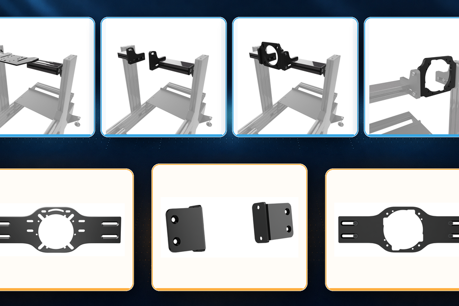 Advanced SimRacing wheel deck options compared with SIMGASM wheelbase mounts