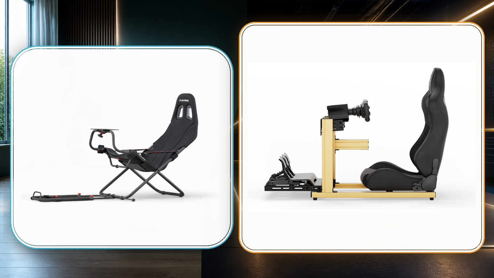 Playseat Challenge vs aluminium profile rigs for sim racing