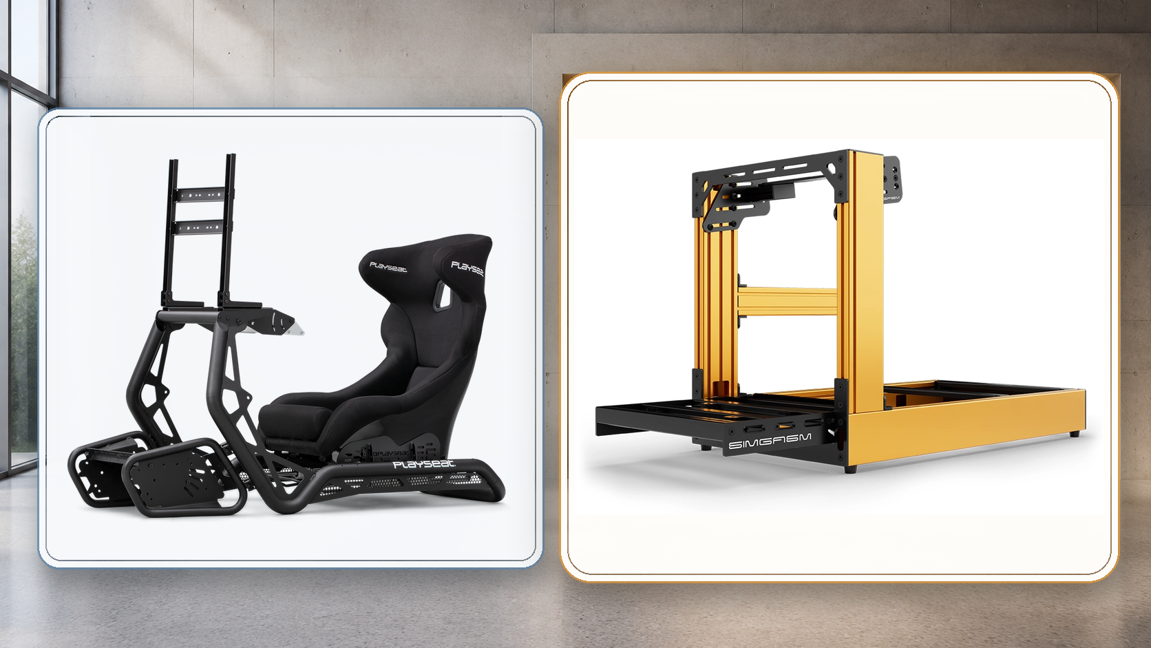 Playseat Sensation Pro vs aluminium profile rigs for adjustability and upgrades