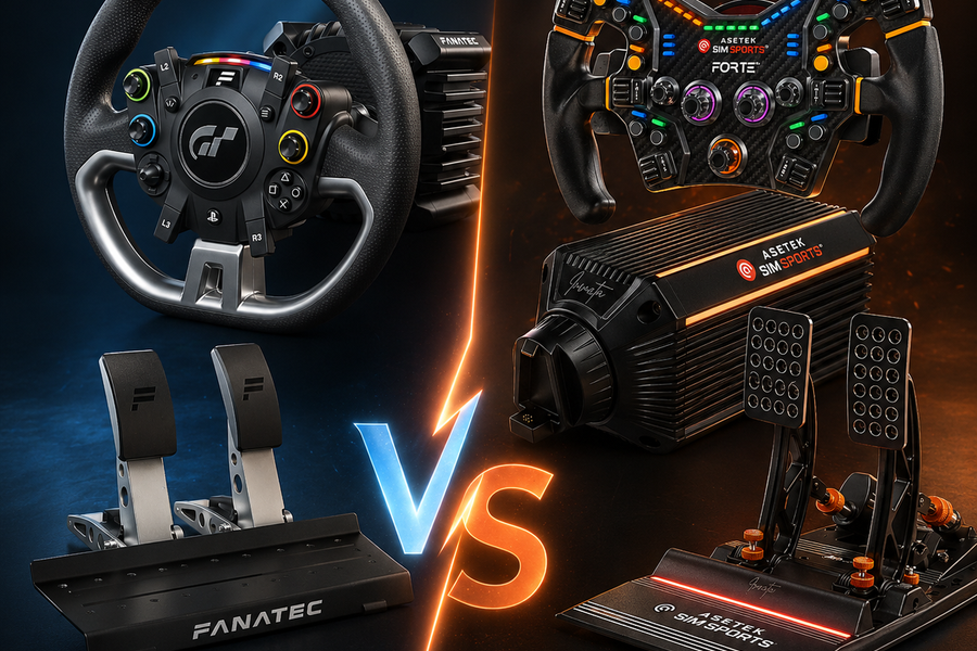 Asetek vs Fanatec direct drive: how to compare ecosystems