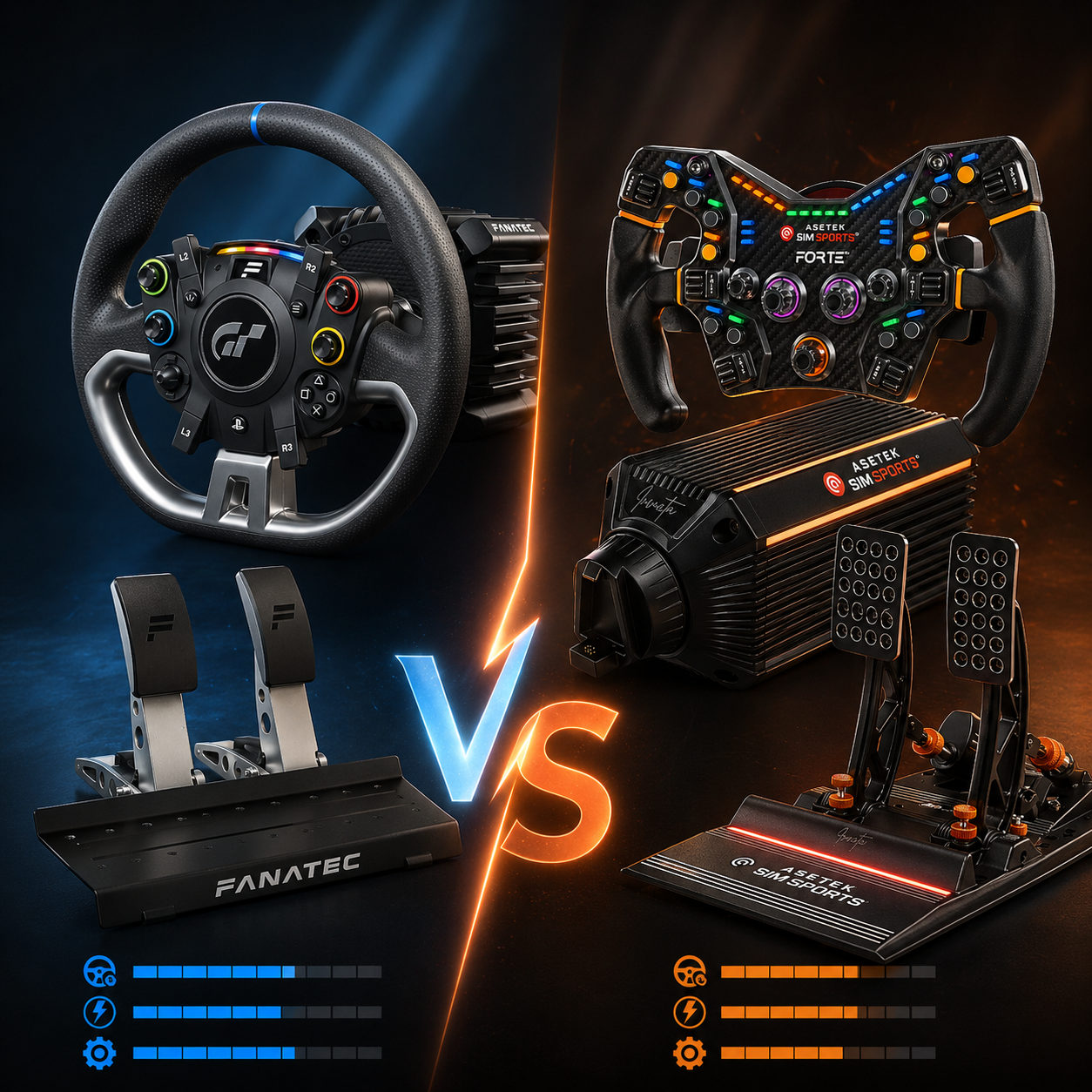 Asetek vs Fanatec direct drive: how to compare ecosystems