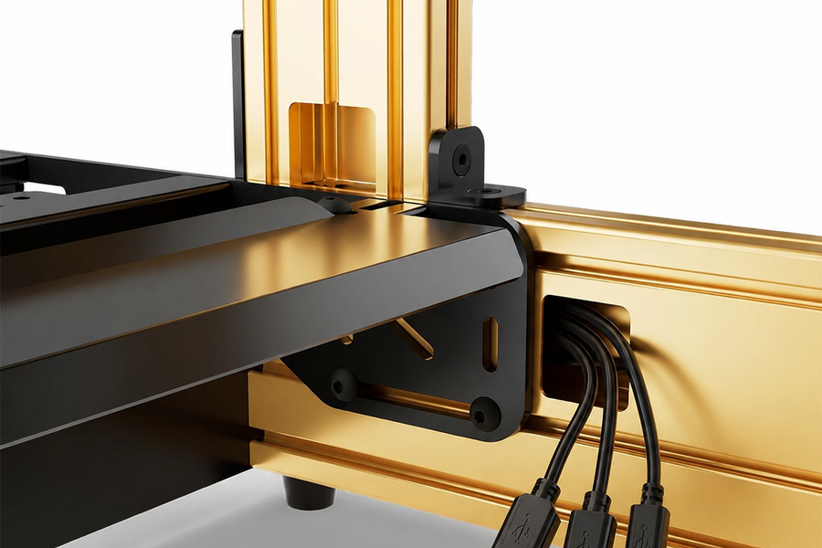 Cable management for Asetek rigs: USB stability and service loops