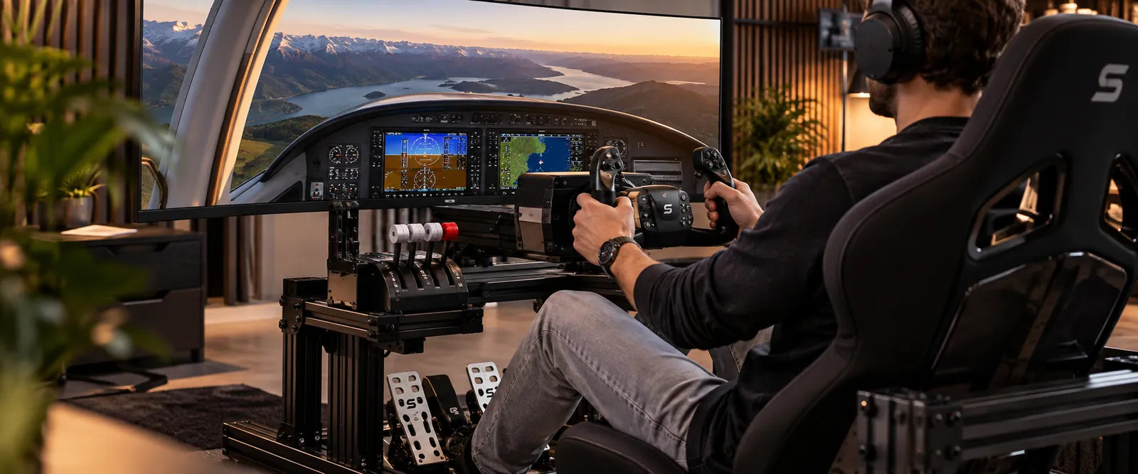 Can you use a sim racing cockpit for flight sim?
