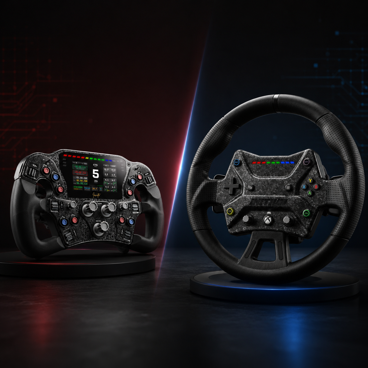 Choosing an Asetek steering wheel: formula vs round for your sims