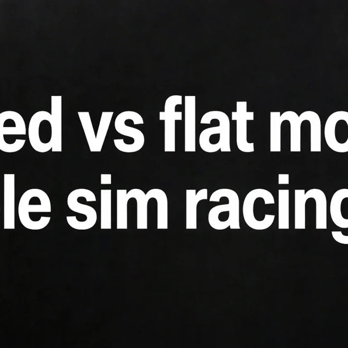 Curved vs flat monitors for triple sim racing setups