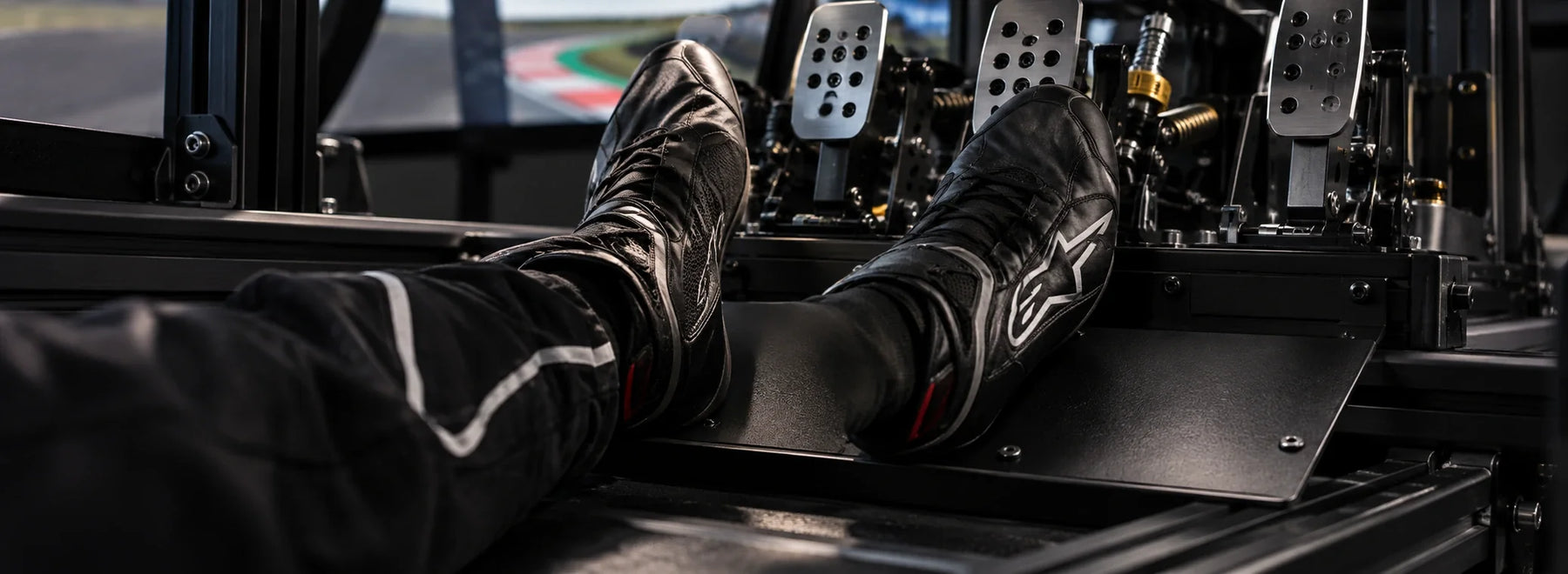 Do you need a heel rest on a sim racing cockpit?