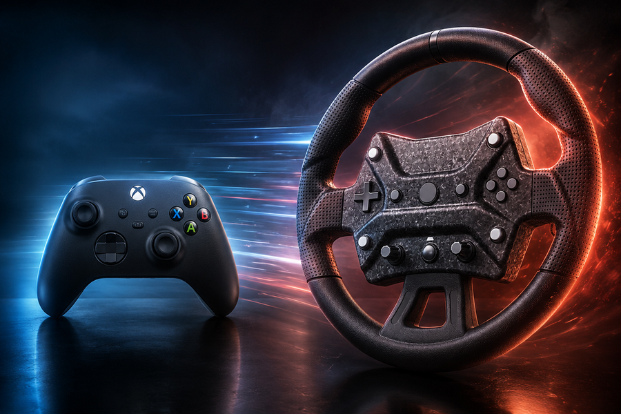 Racing wheel vs controller: what changes and how to upgrade