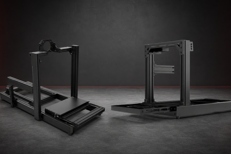 Advanced SimRacing ASR 3 and SIMGASM Club 80x40 aluminium cockpits in a direct-drive rig comparison