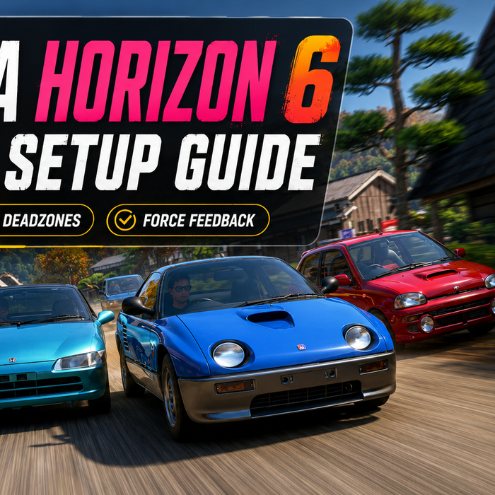 Forza Horizon 6 wheel setup guide: rotation, deadzones and force feedback