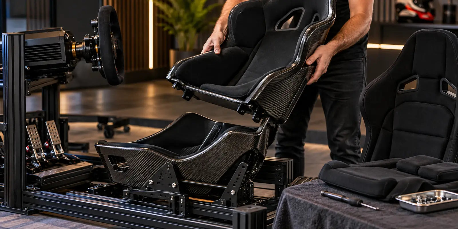 How do you switch an Atlas seat from GT to Formula?