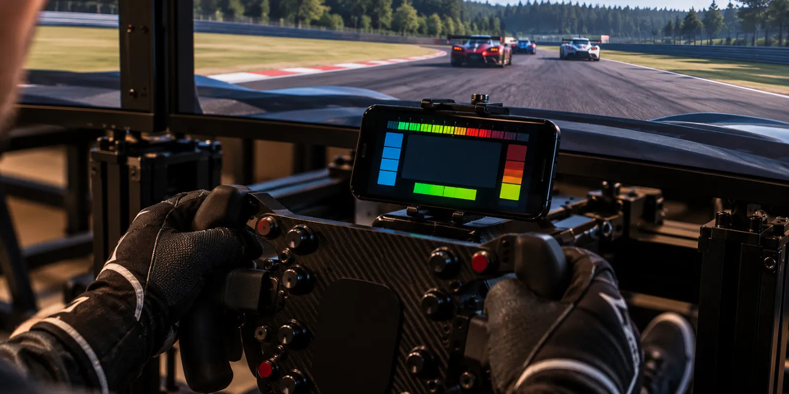 How do you use a phone as a SimHub dashboard?