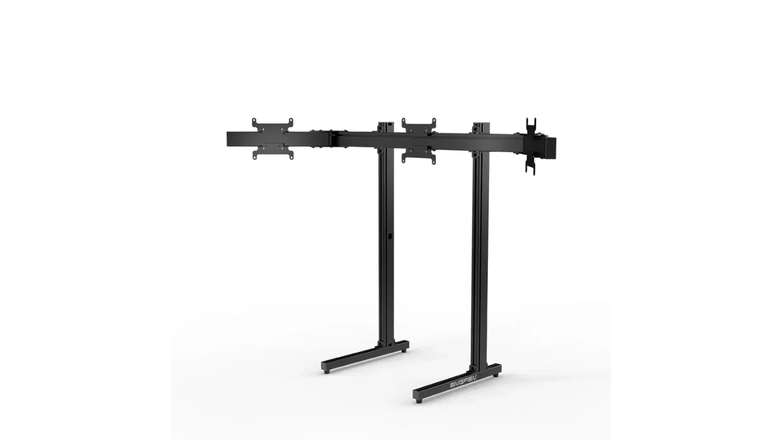 How much space does a triple monitor setup need?