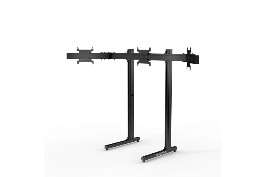 How much space does a triple monitor setup need?