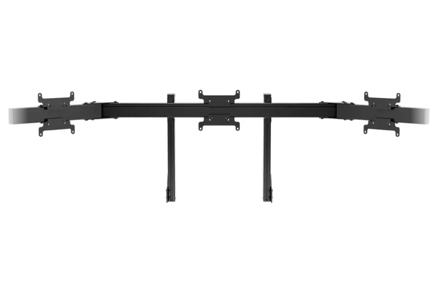 Next Level Racing Elite triple monitor stand vs SIMGASM Apex: alignment and stability for 32 to 43 inch