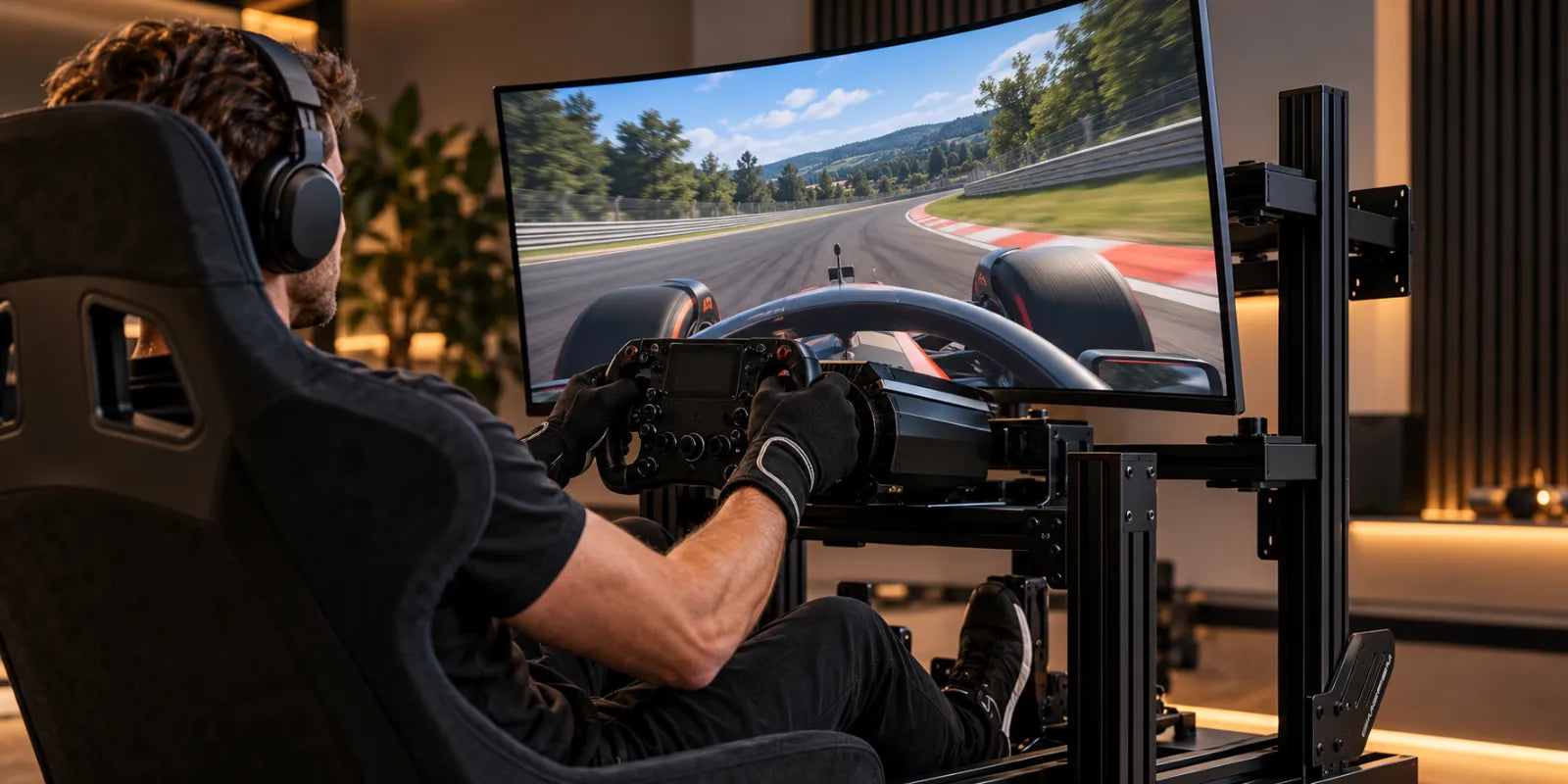 Should you tilt your sim racing monitor?