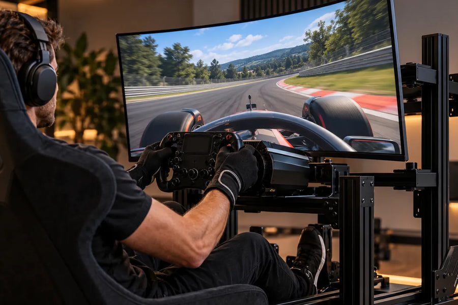 Should you tilt your sim racing monitor?