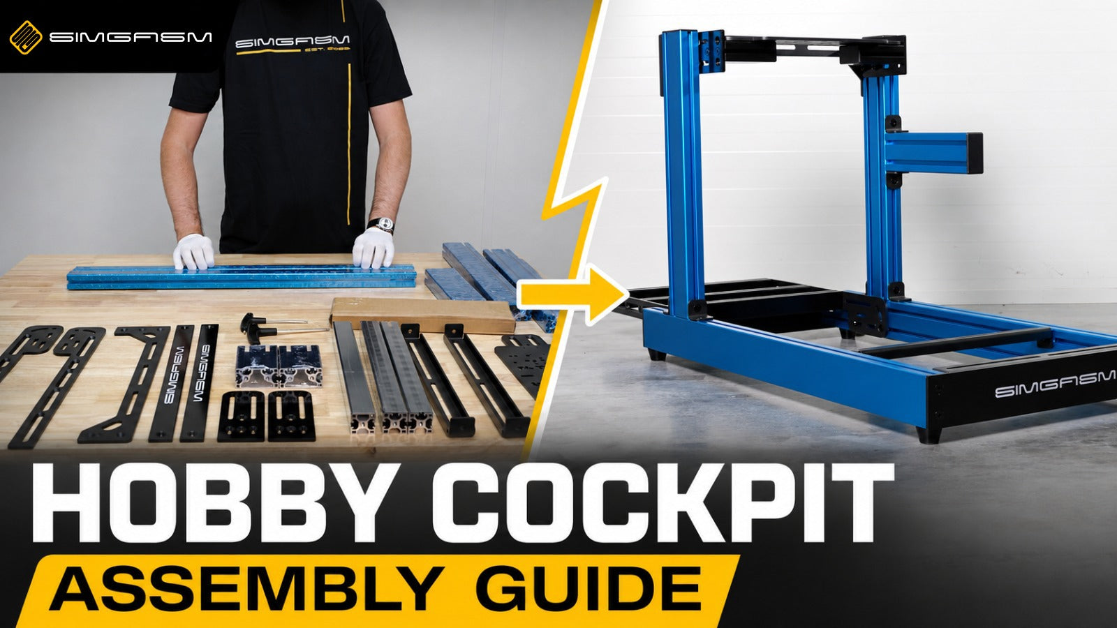 How to Assemble the SIMGASM Hobby Sim Racing Cockpit: Complete Guide