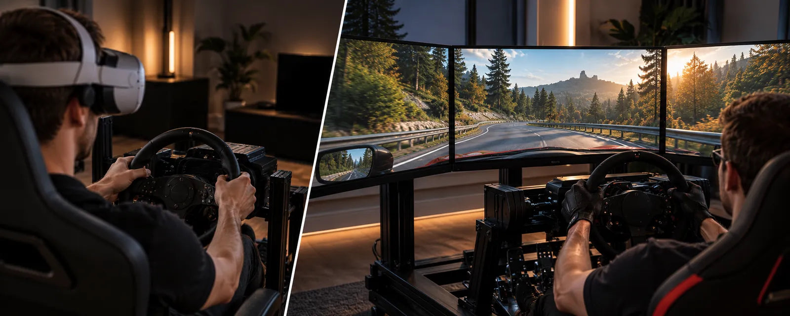 Triple screens or VR for AC EVO free roam in 2026?