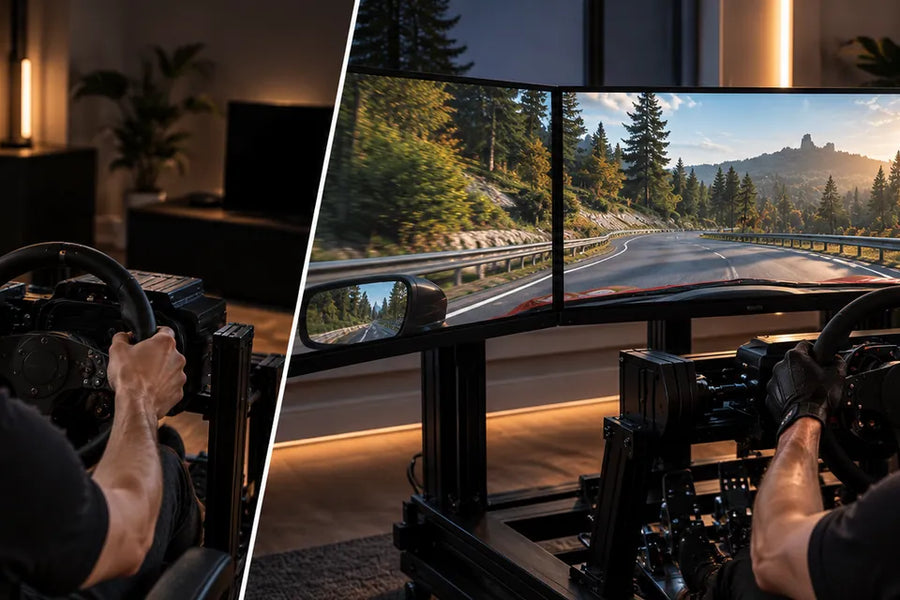 Triple screens or VR for AC EVO free roam in 2026?